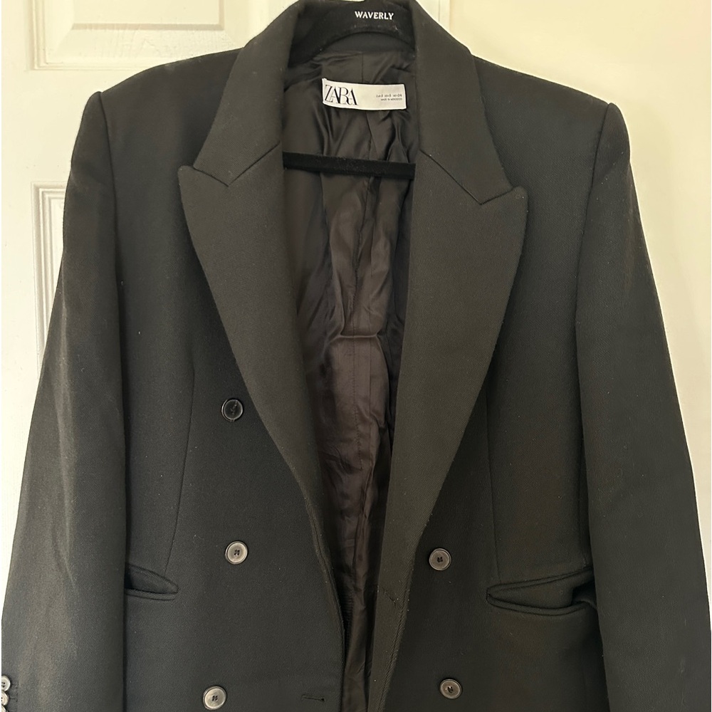 Zara Long Oversized Wool Coat